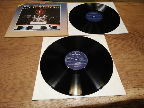 Rush All the World`s a Stage 1981 Phonogram 6672015 Doppel LP Deutsche Pressung VG+/VG+